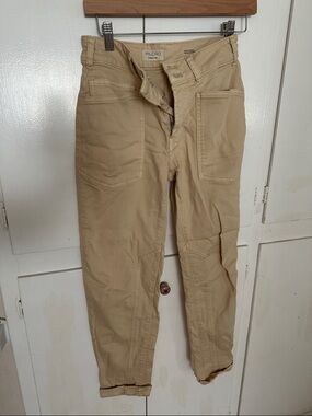 Pilcro Women’s Beige Utility Chinos